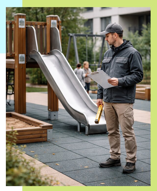 Сертификация детских площадок в Павлове от 25343 р. | Алешин-Пвв