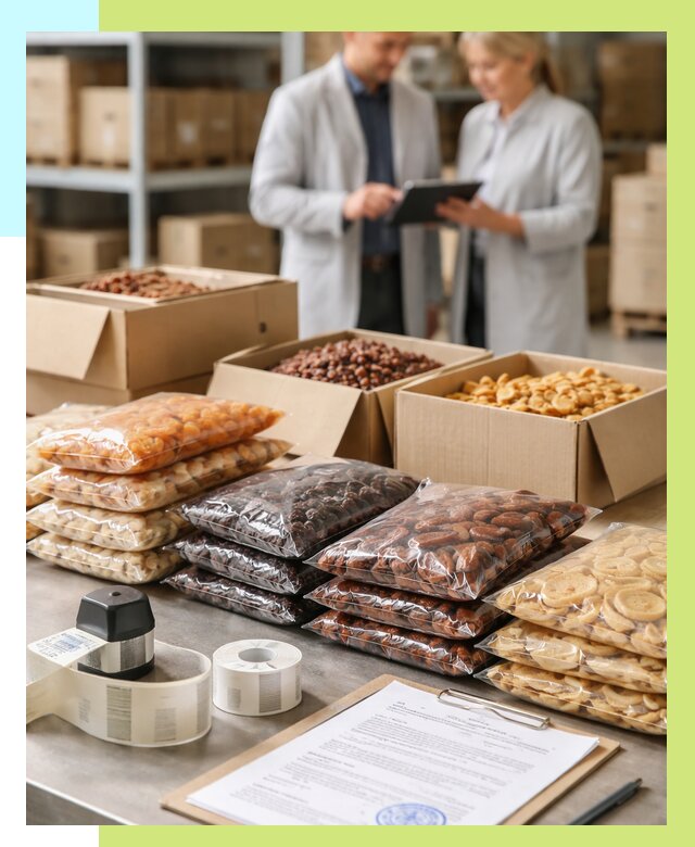 Сертификация сухофруктов в Павлове от 12164 р. | Алешин-Пвв под ключ