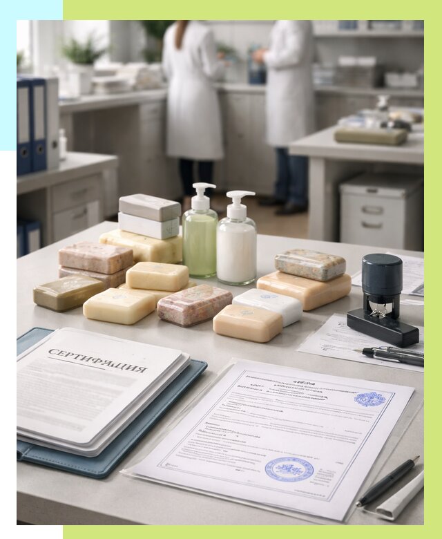 Сертификация мыла и сертификат на мыло в Павлове от 12164 | Алешин-Пвв