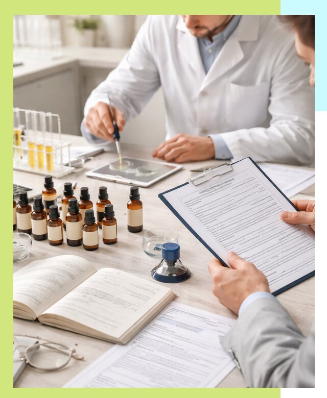 Сертификация эфирных масел и документация качества в Павлове