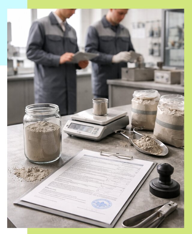 Сертификация цемента в Павлове от 20274 р. | Алешин-Пвв