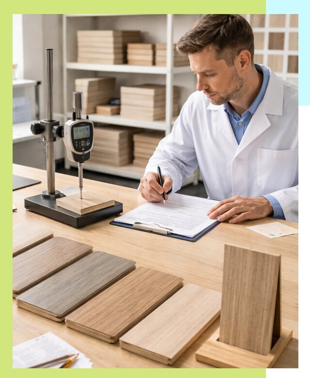 Сертификация ламината с испытаниями и оформлением документов в Павлове