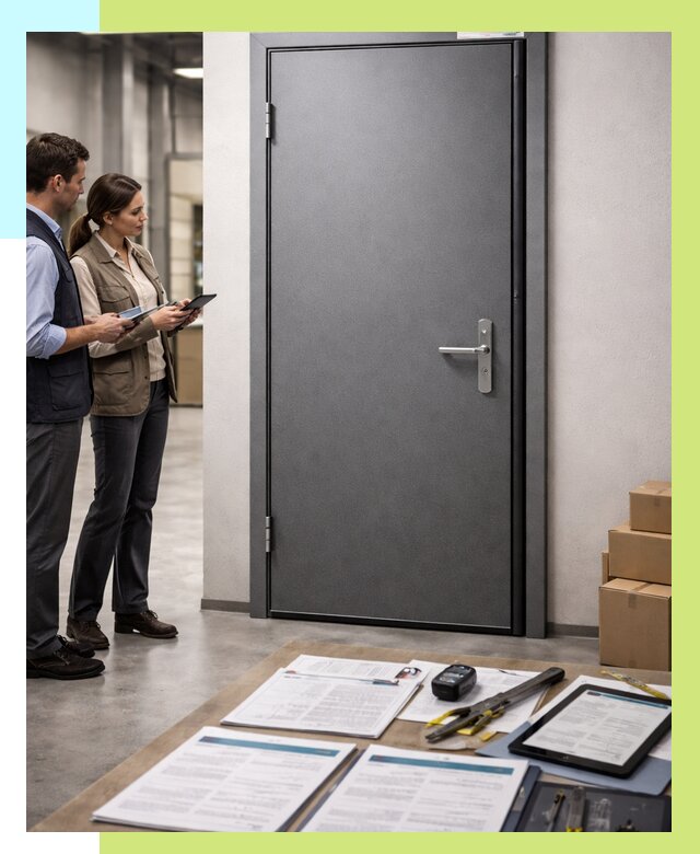 Сертификация противопожарных дверей в Павлове от 9123 р. | Алешин-Пвв