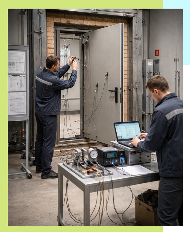 Сертификация противопожарных дверей в Павлове по ГОСТ и ТР