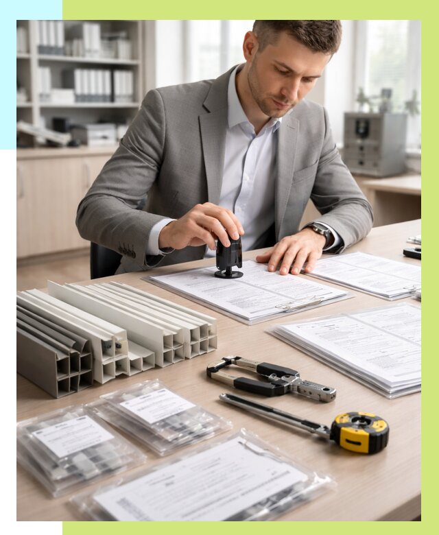 Сертификация ПВХ продукции в Павлове от 8616 р., Алешин-Пвв