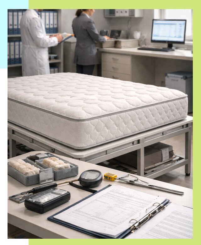 Сертификация матрасов в Павлове от 8616 р. | Алешин-Пвв