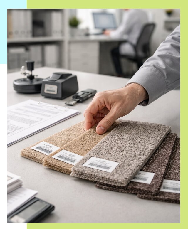 Сертификация ковролина в Павлове от 15206 р., Алешин-Пвв