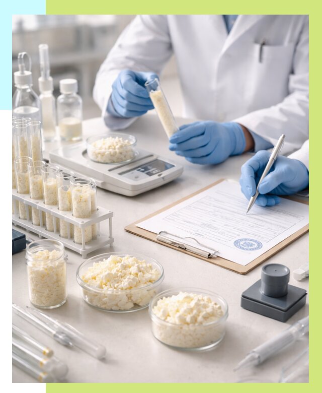 Сертификация творога в Павлове от 12164 р. под ключ | Алешин-Пвв