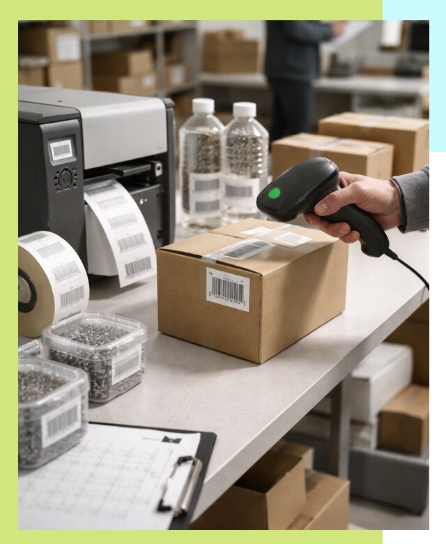 Штрихкодирование продукции и маркировка для продажи в Павлове