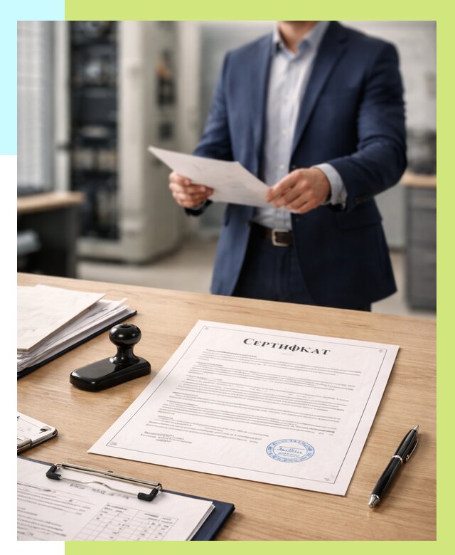 Сертификат на оборудование в Павлове от 15206 р. | Алешин-Пвв