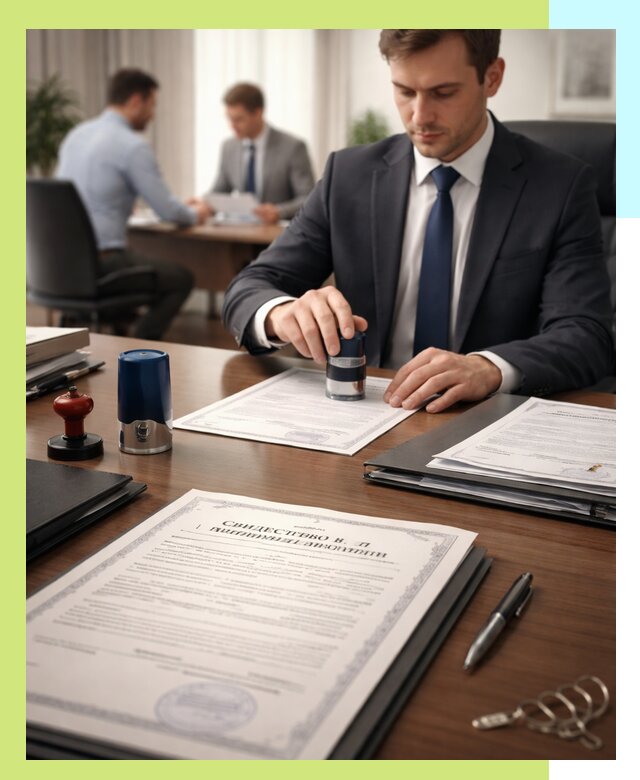 Оформление свидетельства о государственной регистрации в Павлове