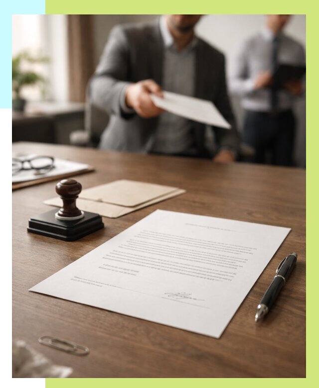 Отказное письмо по сертификации в Павлове от 3548 р. | Алешин-Пвв