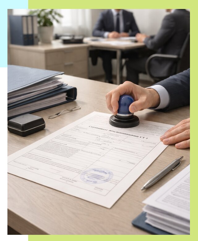 Сертификат происхождения СТ 1 в Павлове от 4562 р. | Алешин-Пвв