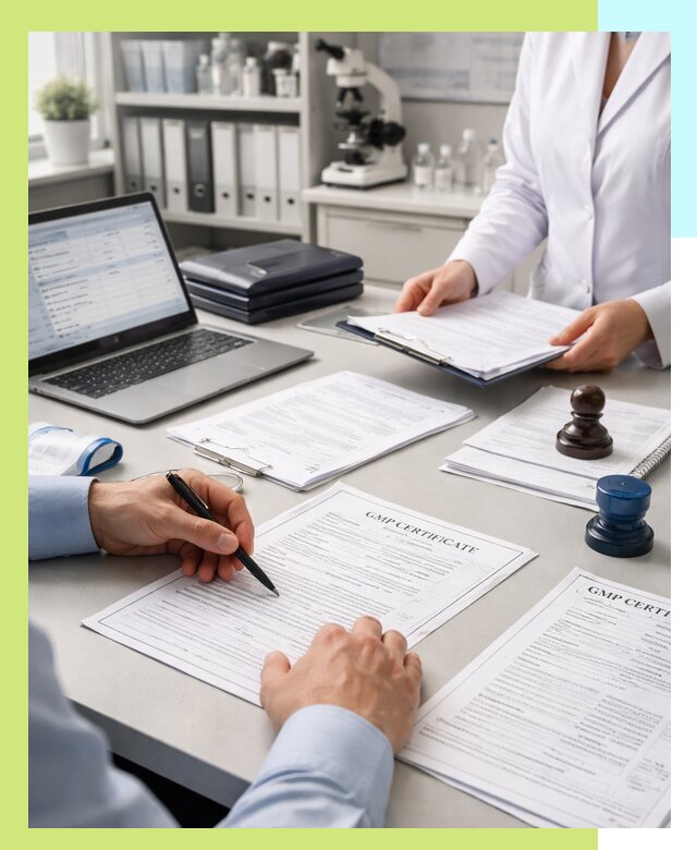 Оформление сертификата GMP в Павлове для фармпроизводства