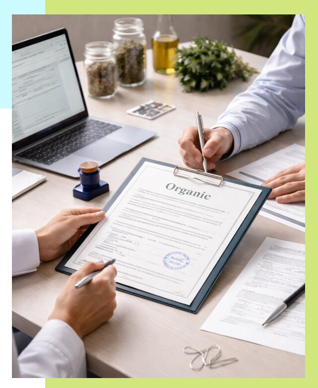 Оформление сертификат органик в Павлове от 30411 р. | Алешин-Пвв