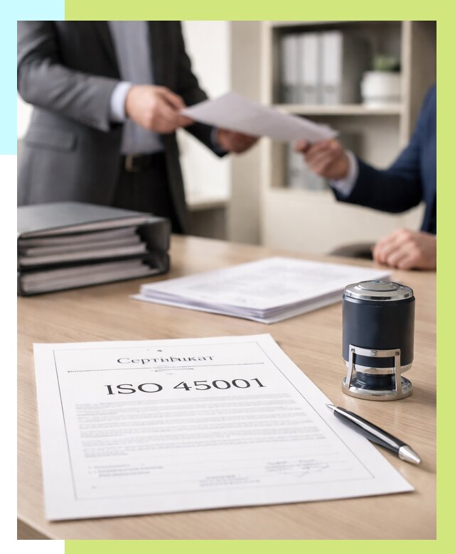 Сертификат ISO 45001 в Павлове под ключ от 45617 р. | Алешин-Пвв