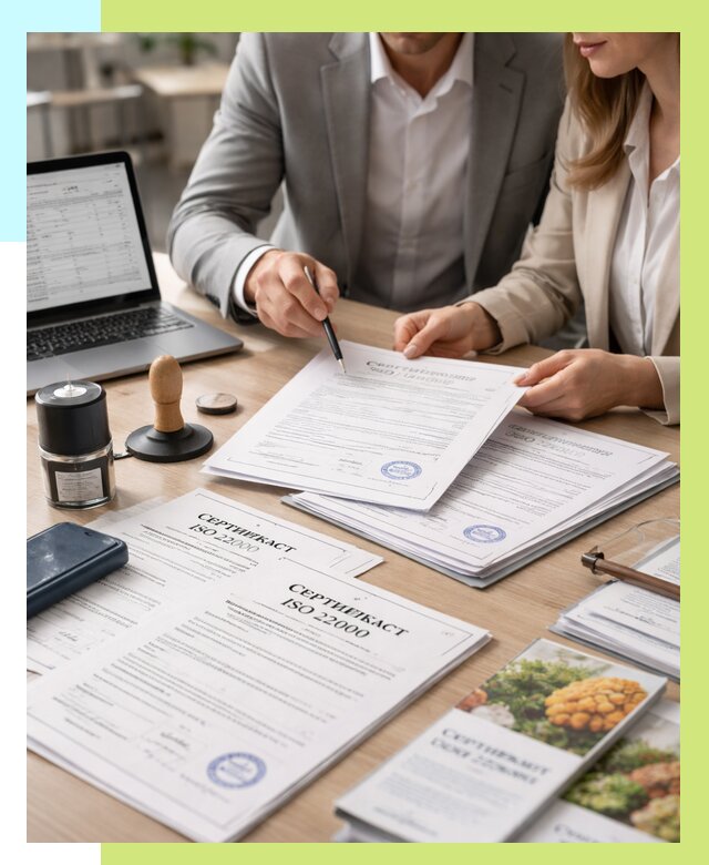 Сертификат ISO 22000 в Павлове от 40548 р. под ключ | Алешин-Пвв