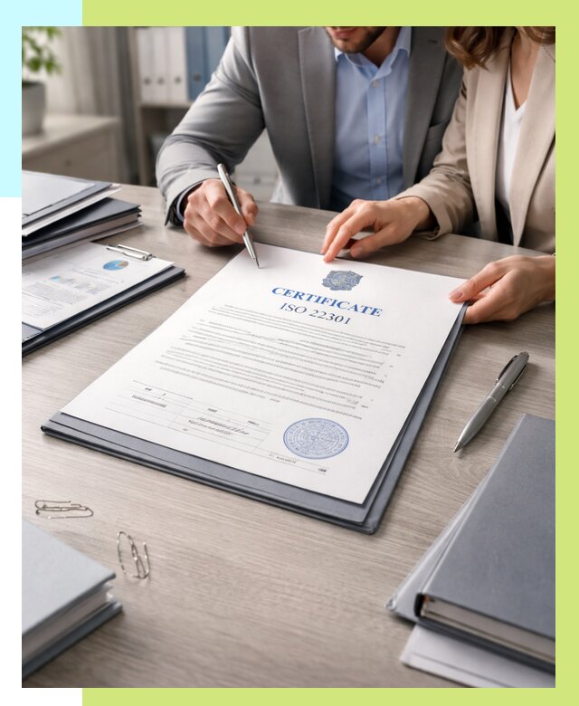 Сертификат ISO 22301 в Павлове от 45617 р. | Алешин-Пвв срочно
