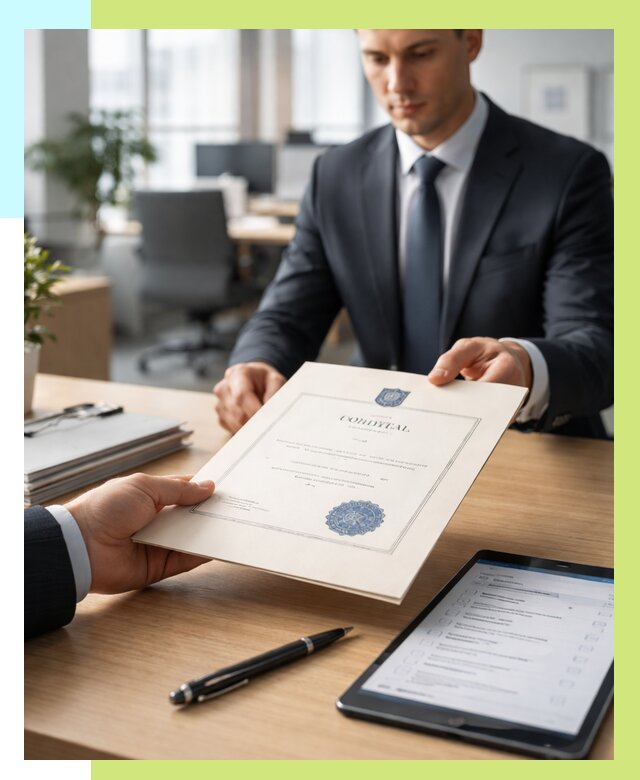 Сертификат ISO 30301 в Павлове от 35480 р. | Алешин-Пвв - под ключ