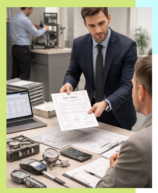 Выдача сертификата ISO 10012 по требованиям метрологии в Павлове