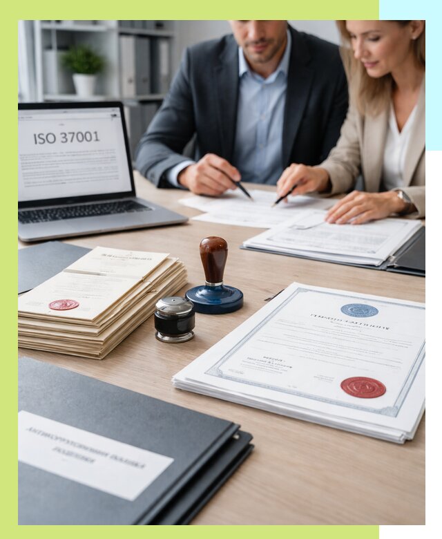 Получение сертификата ISO 37001 по системе борьбы с коррупцией в Павлове